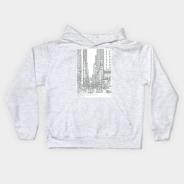 New York Kids Hoodie by valery in the gallery